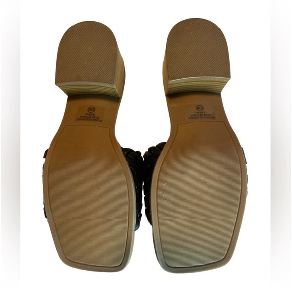 Vintage 7 Eight black sandals size 6.5 - Picture 4 of 7